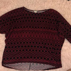 Red and Black Design Shirt